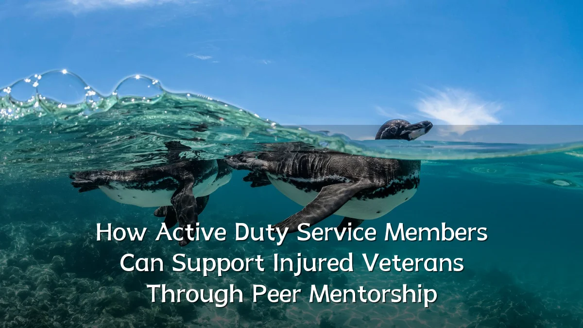 How Active Duty Service Members Can Support Injured Veterans Through Peer Mentorship