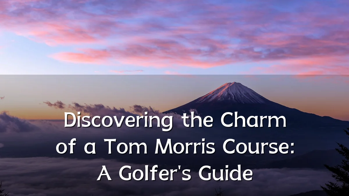 Discovering the Charm of a Tom Morris Course: A Golfer's Guide