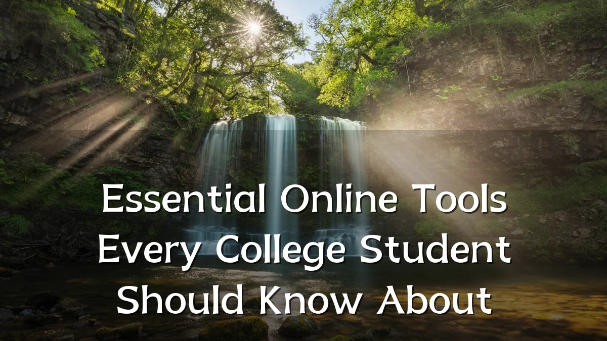 Essential Online Tools Every College Student Should Know About