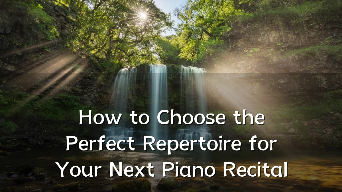 How to Choose the Perfect Repertoire for Your Next Piano Recital