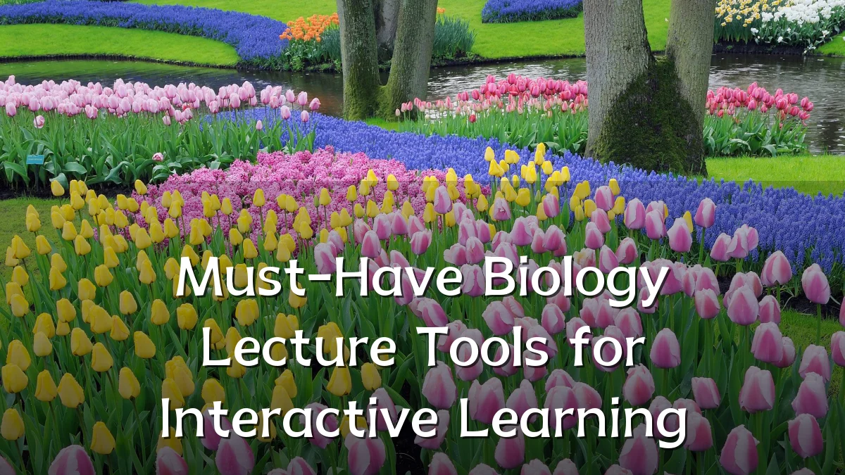 Must-Have Biology Lecture Tools for Interactive Learning