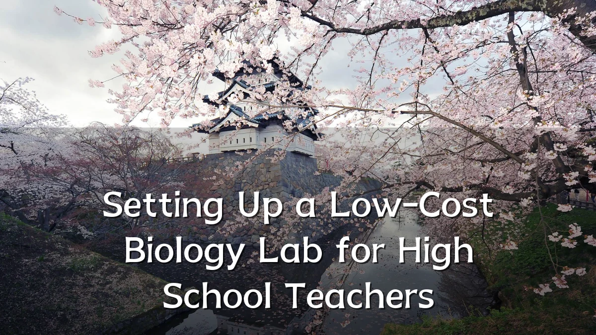 Setting Up a Low-Cost Biology Lab for High School Teachers