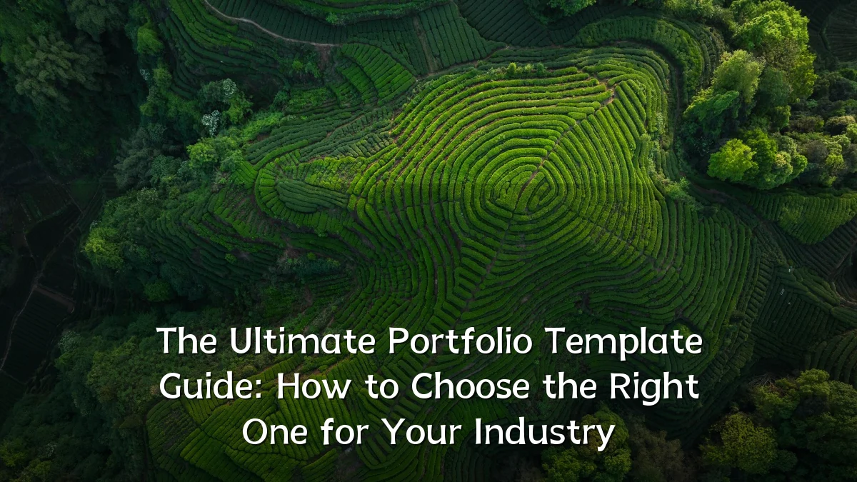 The Ultimate Portfolio Template Guide: How to Choose the Right One for Your Industry