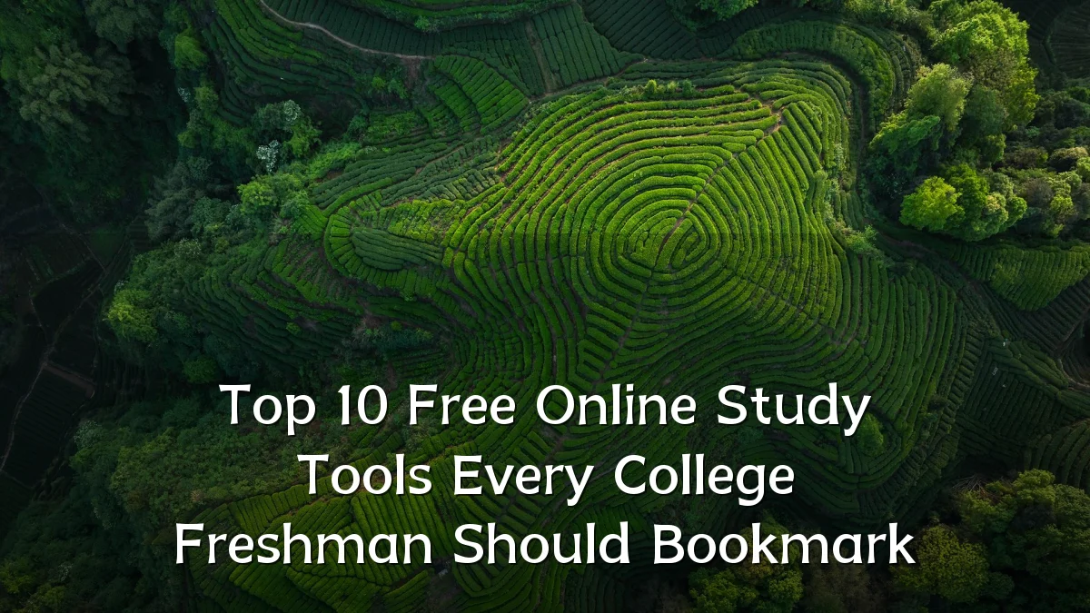 Top 10 Free Online Study Tools Every College Freshman Should Bookmark