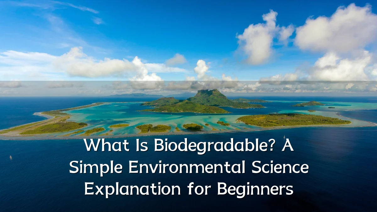 What Is Biodegradable? A Simple Environmental Science Explanation for Beginners